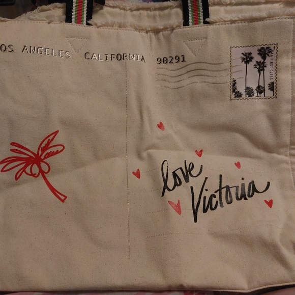 Victoria Secret Canvas Tote - Picture 2 of 3